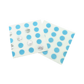 SERVILLETA CELESTE/PLATEADO 20 UNIDADES